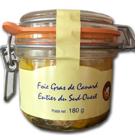 Foie gras de canard entier du Sud-Ouest REFLETS DE FRANCE le pot de 180 g :  : Epicerie