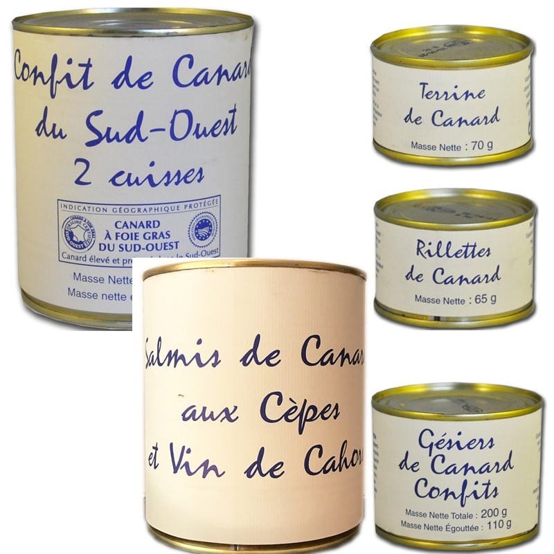 Cesta Gourmet alrededor del Pato-delicatessen online