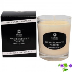 Violet scented candle and diffuser - French perfume