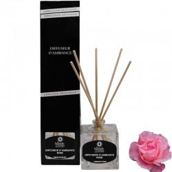 Rose Duftkerze und Diffusor-Parfum francais