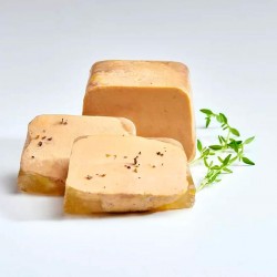 Block of duck foie gras from Alsace, 130g